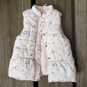 ZY Girl Outwear Vest with hearts 5/6 YRS